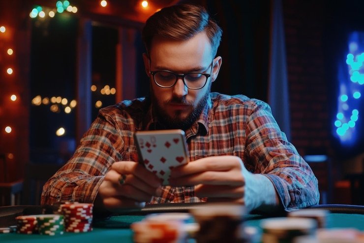 Antarmuka aplikasi win4d menunjukkan fitur poin reward dan promo terkini dengan tampilan modern